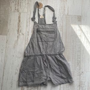 NWT Bibi overalls grey.